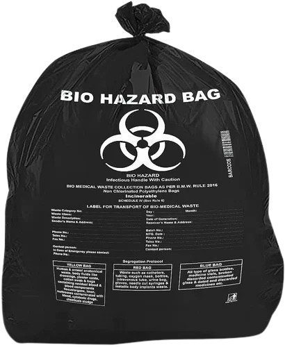 LDPE Bio Hazard Garbage Bags